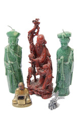 Oriental miniature candle set