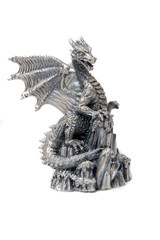 Miniature silver dragon