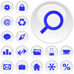 Vector beautiful icon set