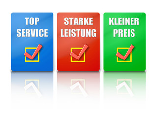 Preis-Leistung-Service
