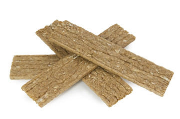 Grain crackers. A healthy food.