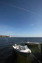 Fototapeta premium Anlegeplatz in Vitt am Kap Arkona
