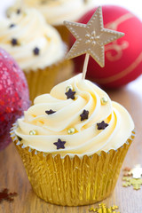 Christmas cupcake