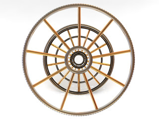 Structure of a wheel.