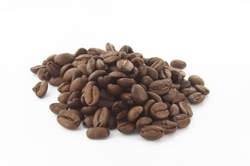 handful of coffee beans