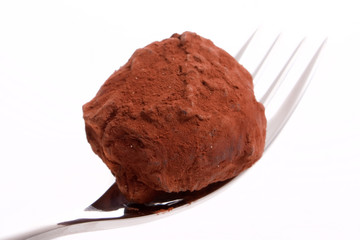 truffle on the fork