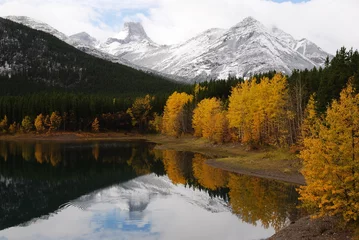 Foto auf Alu-Dibond Kanada Herbst Imressionen © harrypocher