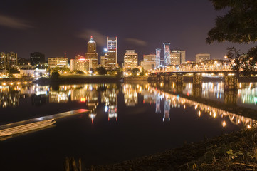 Fototapeta na wymiar View of Portland, Oregon Cityscape