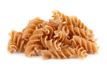 Stack of wholemeal pasta