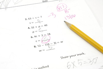 5th Grade Math Test - 17584740