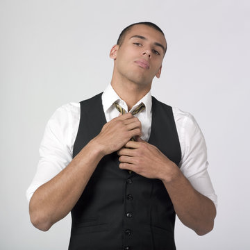 homme d'affaires d&eacute;dain snob