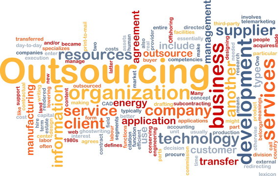 Outsourcing  Word Cloud