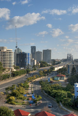 Obraz premium Sunrise in Brisbane, Australia, August 2009