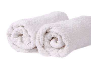 White towels