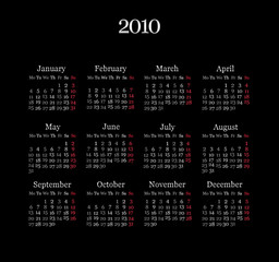 Calendar 2010