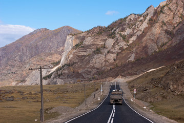 Mountains road