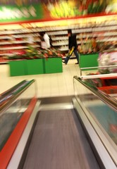 Rolltreppe Supermarket