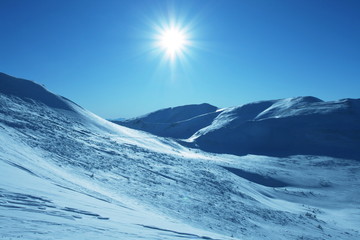 Sun and snow