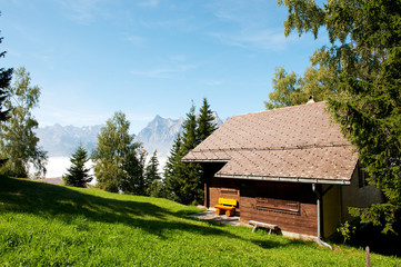 Switzerland in the mountains