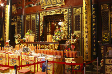 Fototapeta na wymiar Chinese temple , Singapore,Asia