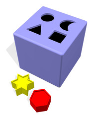 Blocks and holes toy