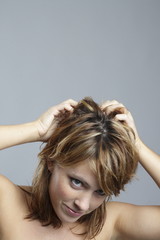 Fototapeta premium Kopfhaut