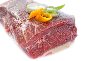 Rinderbraten, roh