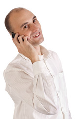 Young man with mobile phone