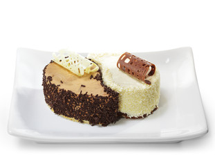 Dessert - Yin-yang Cake