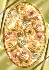 薔薇のフレーム