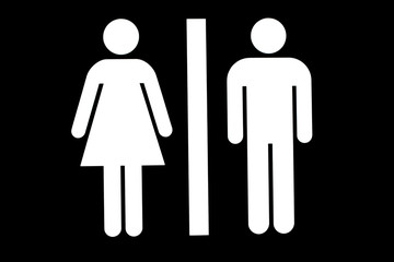 Woman/Man Toilet Sign