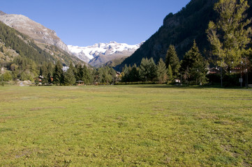 Panorama sul Monte Rosa