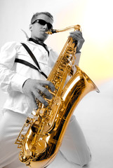 Obraz na płótnie Canvas SingStar Saxofon