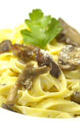 Fettuccine panna e funghi