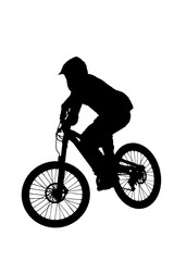 Obraz premium freerider silhuette