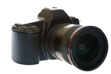Fototapeta premium DSLR with a wideangle lens