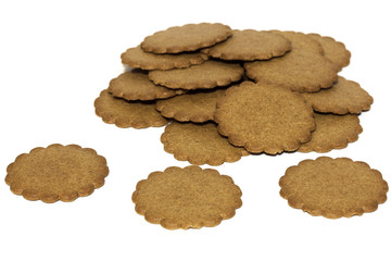 cooky on white background