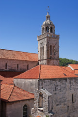 Obraz premium View from Marco Polo house in Korcula