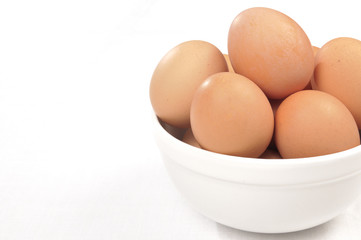 Brown Eggs in a bowl