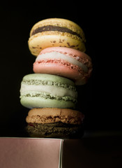 Assorted French Macarons w/ Chiaroscuro Lighting