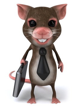 Souris au travail