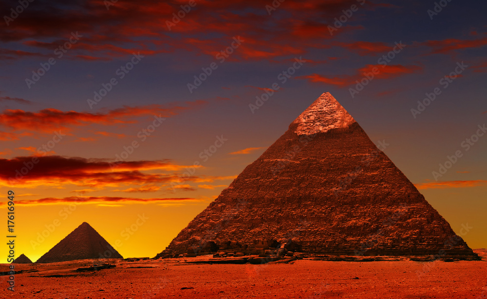 Wall mural Pyramid fantasy