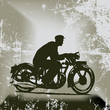 Vintage Motorcycle Background