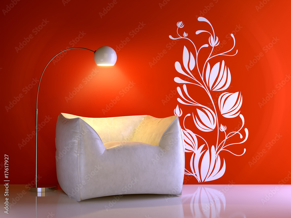 Wall mural 3d interior