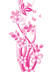 abstract floral background with place for your text