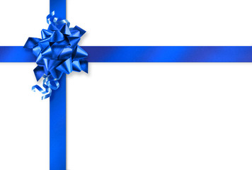 Blue gift wrapping