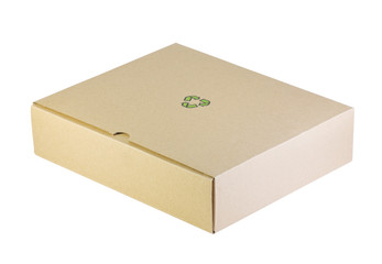 closed cardboard box