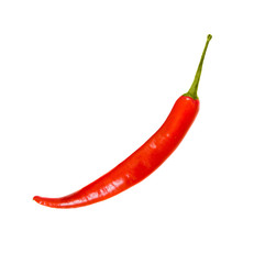 chilly pepper isolated over white background