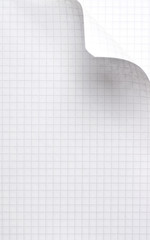 Paper page with curl, copy space for your text.