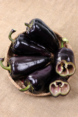 Black sweet pepper